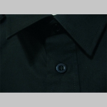 Dog Soldier pánska čierna košela s krátkym rukávom materiál 100%bavlna, otvorené vrecko na hrudi